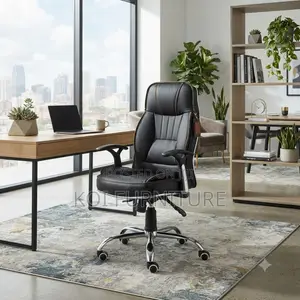 Office Chairs; Home Office Leather Recliner High Backrest Chair