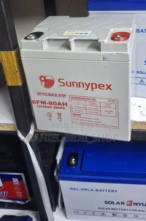 Sunnypex Deep Cycle Gel Battery 80ah 20hrs