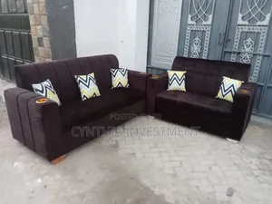 Purple 5 Seater Sofa