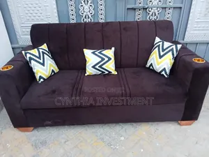 Purple 5 Seater Sofa