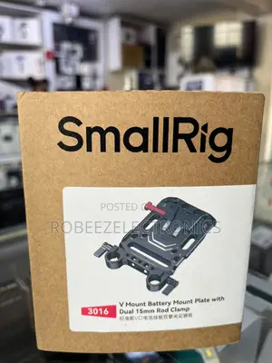 SmallRig v-Lock Battery Plate With 15mm LWS Rod Clamp (#3016)