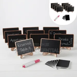 Mini Chalkboard Set Table Signs Price Tags 10 Pieces