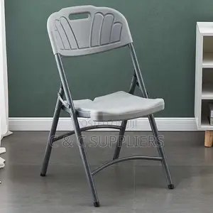 Modern Plastic Folding Training Chair.