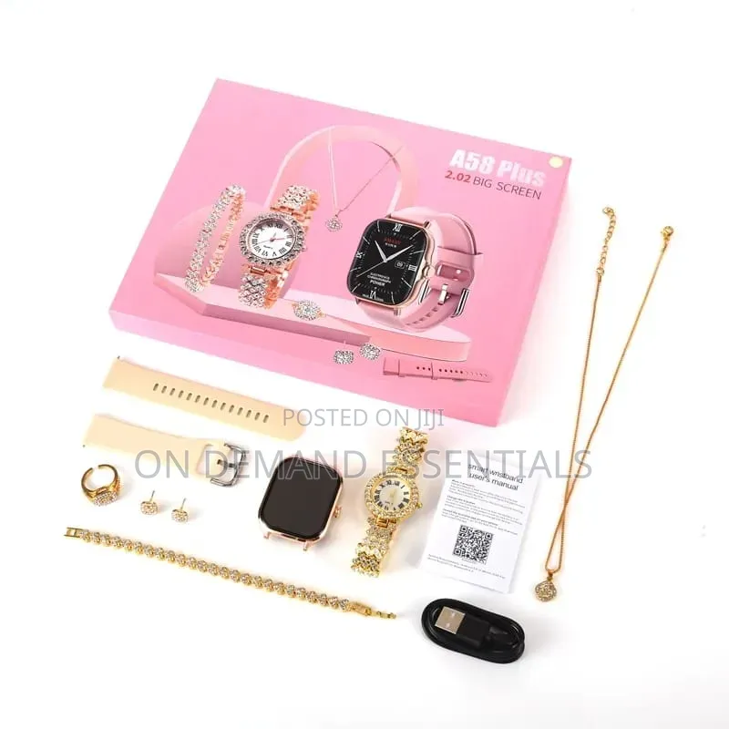 7 IN 1 Smart Watch A58 Plus - Big Screen