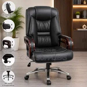 Ergonomic PU Leather Boss Office Chair.