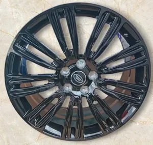 Size 22 Black Plain Rims for Range Rover Vogue, Sport, Discovery 3, 4