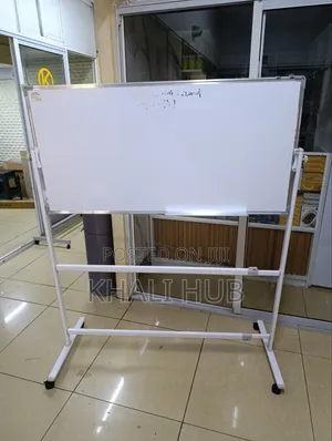Magnetic Whiteboard With Stand | Single Sided Dry Erase Board 4ftx2ft