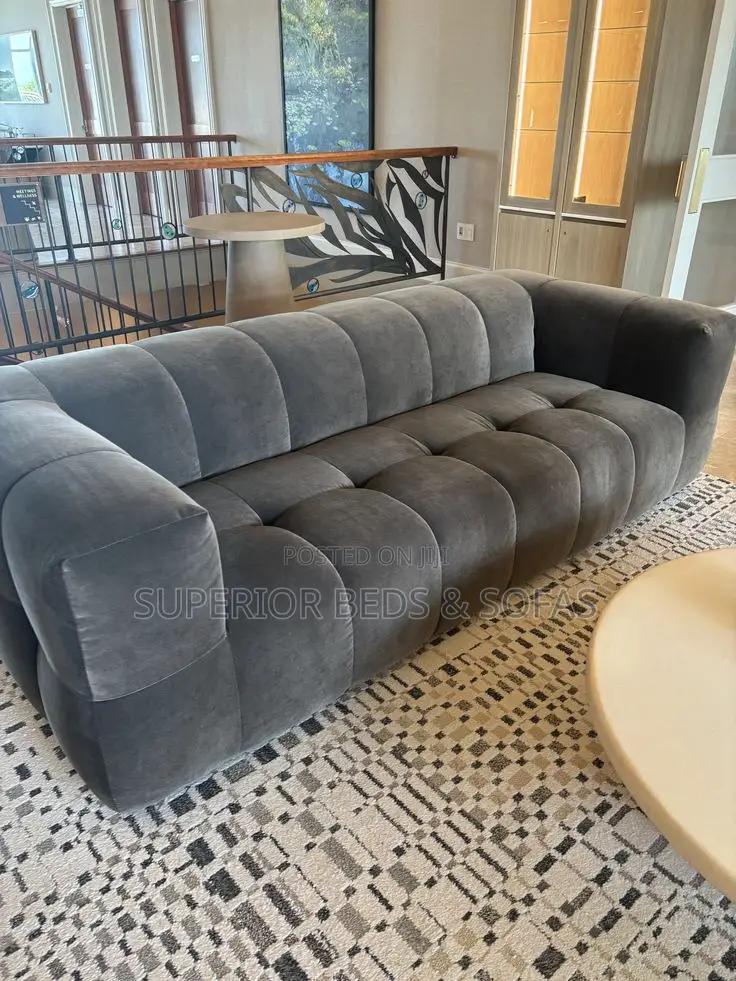 Grey 3-Seater Sofa in Utawala + Free Delivery