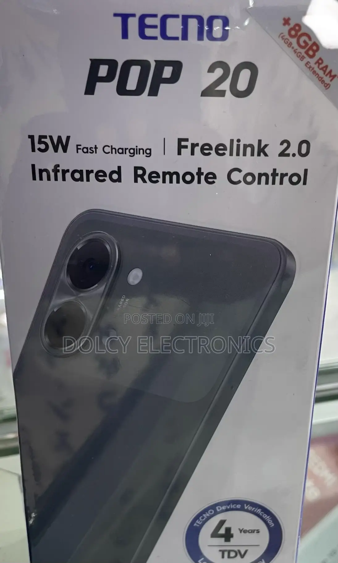 New Tecno Pop 20 128 GB Gray