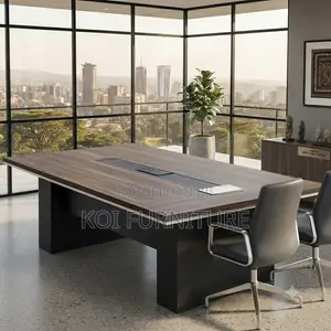 Boardroom Table; 3 Meters Administration Wood Boardroom Table