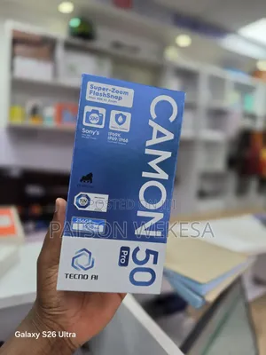 New Tecno Camon 50 Pro 256 GB Black