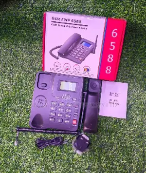 6588 GS Wireless GSM Desktop Telephone With FM Radio