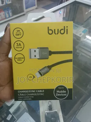 Budi iPhone Charge Sync 3m Cable