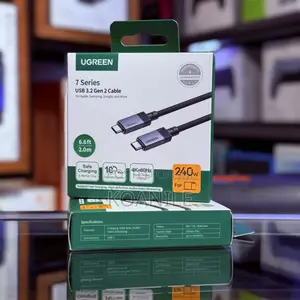 UGREEN 240W USB C to C Fast Charging Data Cable – Gen2 10Gbps