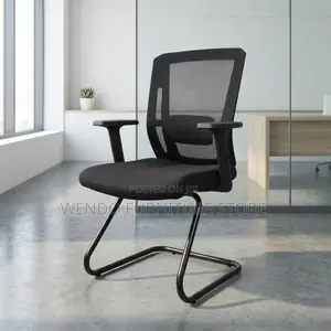 Office Chairs; Visitors Cooperation Offices Mesh Chair With Sled Base