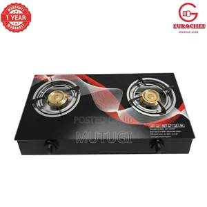 Eurochef 2 Burner Glass Top Cooker