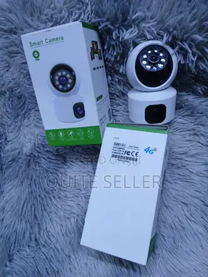 4G Smart Baby Monitor Camera – Dual Lens HD Indoor Security Camera