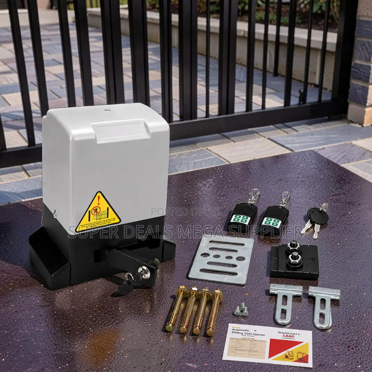 Smart Automatic Sliding Gate Motor Kit for Residential Security