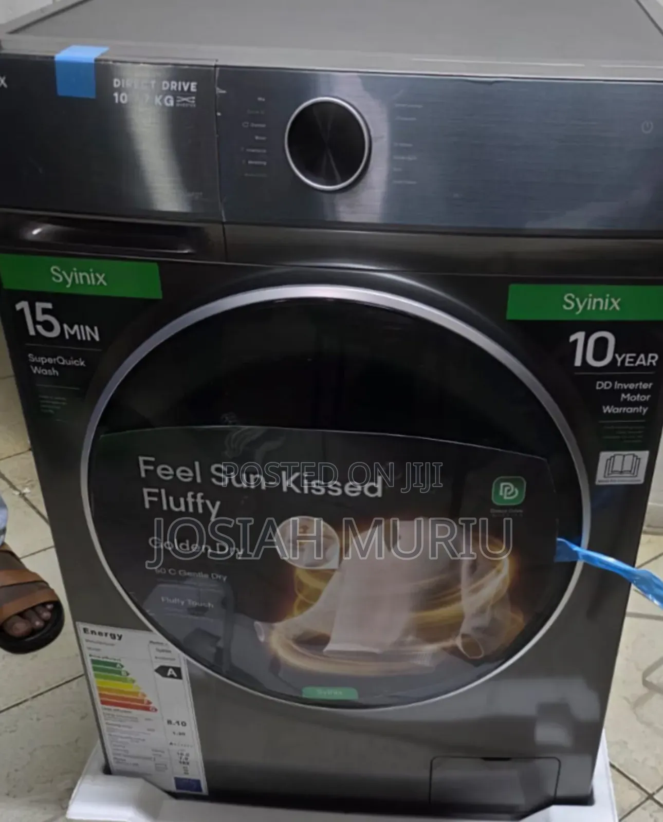 Synix 8kg Full Automatic Wash and Spin Washing Machine