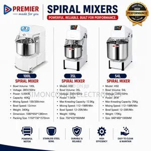 Premier 54L Spiral Mixer