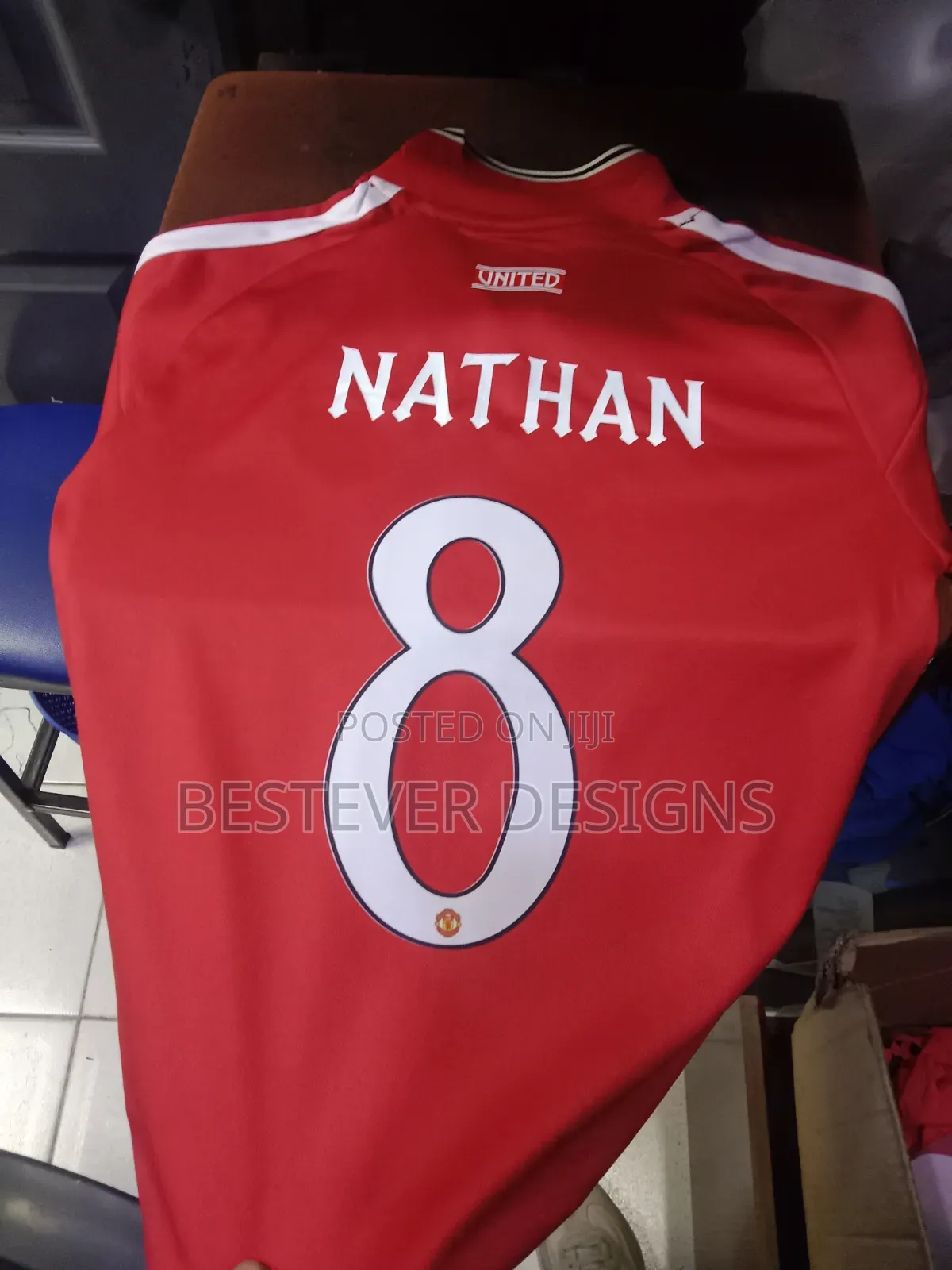 Kids Man U Jersey Printing