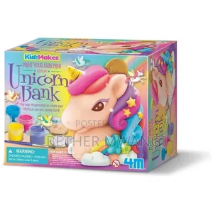 Mini Glitter Unicorn Bank