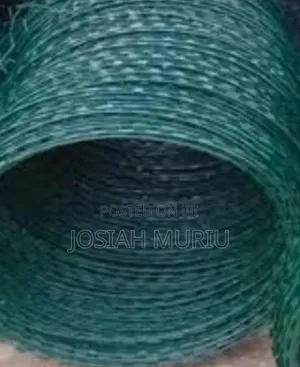 Green Razor Wire Roll for Boundary Protection