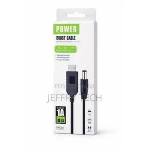 WiFi to Powerbank Cable Connector DC 5V to 12V USB Cable Boost Convert