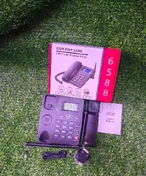 GSM Deskphone 6588 GS With Large Display Battery Backup