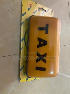 12v Magnetic Roof Illuminated Cab Indicator Taxi Sign Lamp