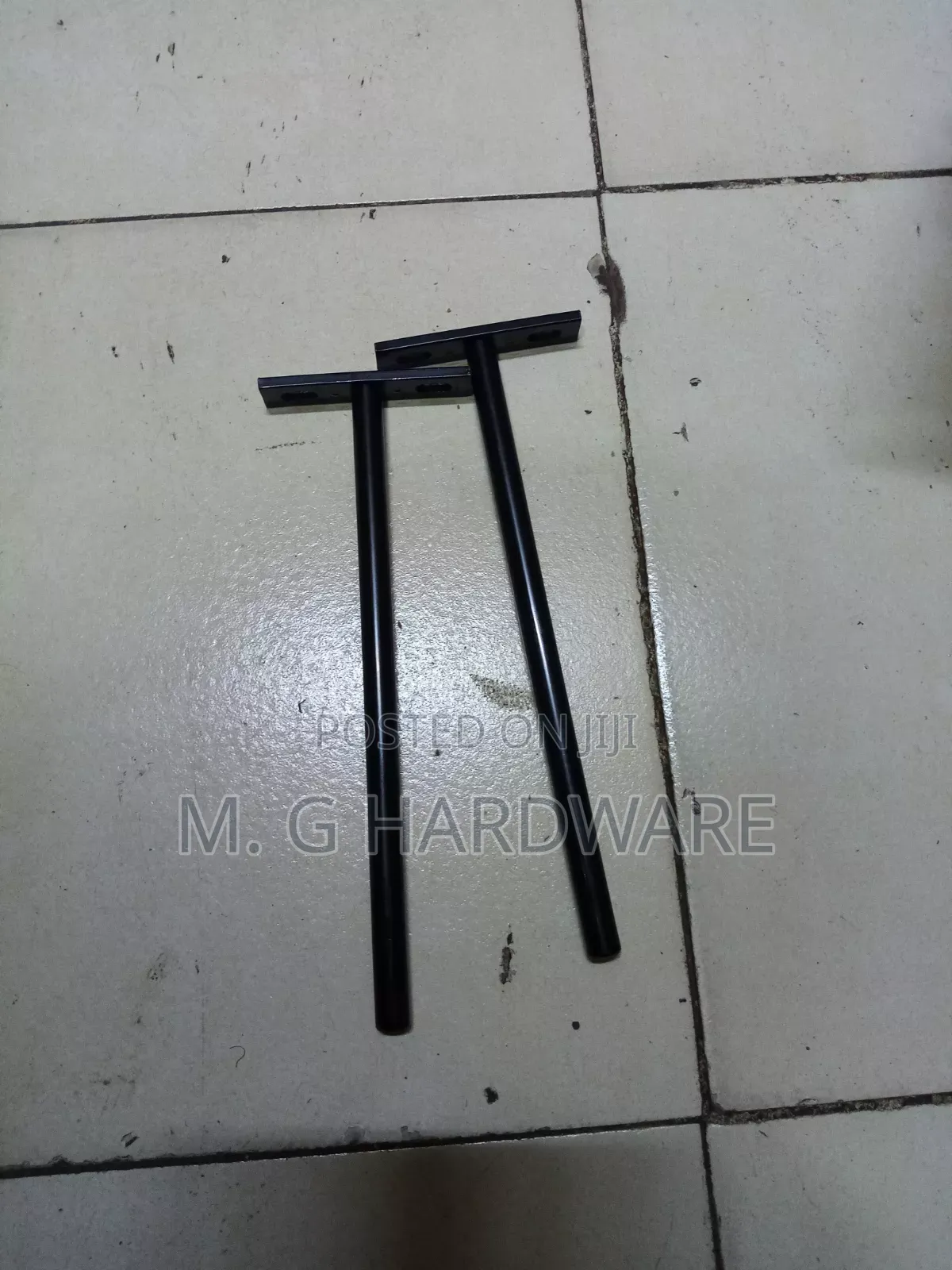 Black Floating Shelf Bracket 8"