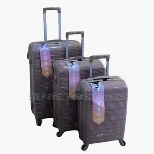 Travel Ready 3 in 1 Unbreakable Rubber Suitcase Briefcase Travel Bags