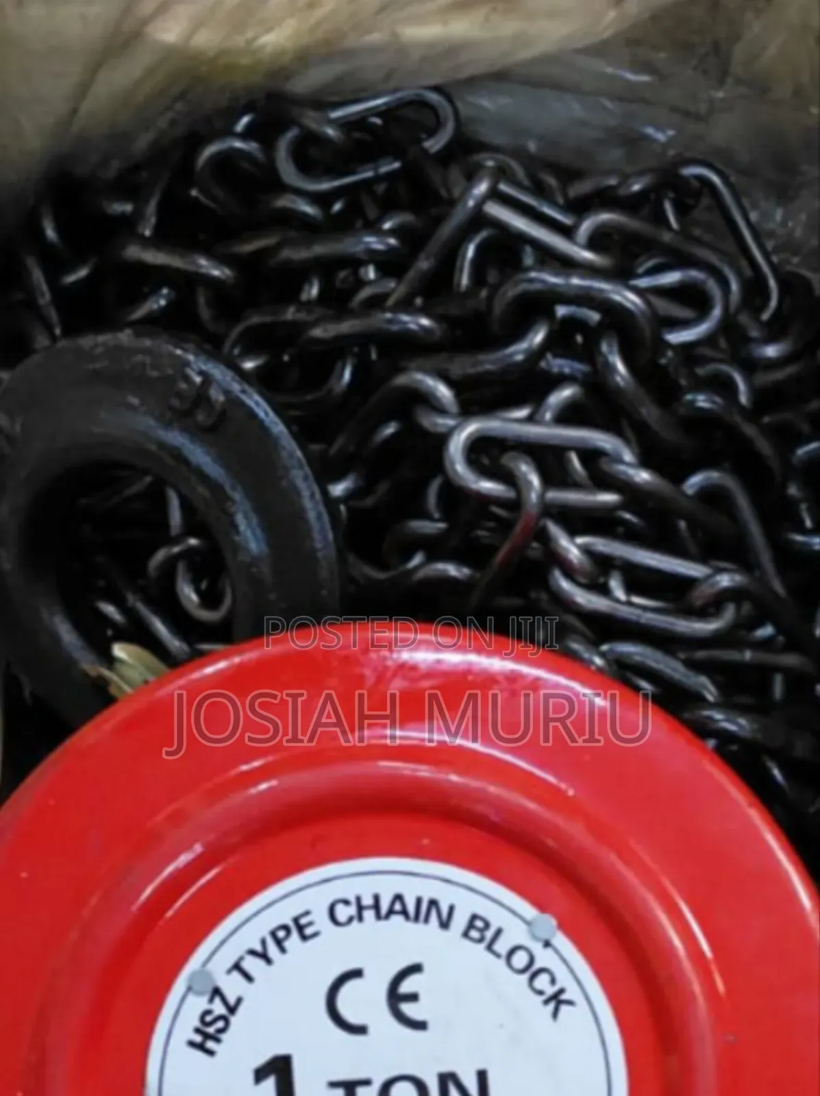 1 Tonne Load Lifting Chain Block
