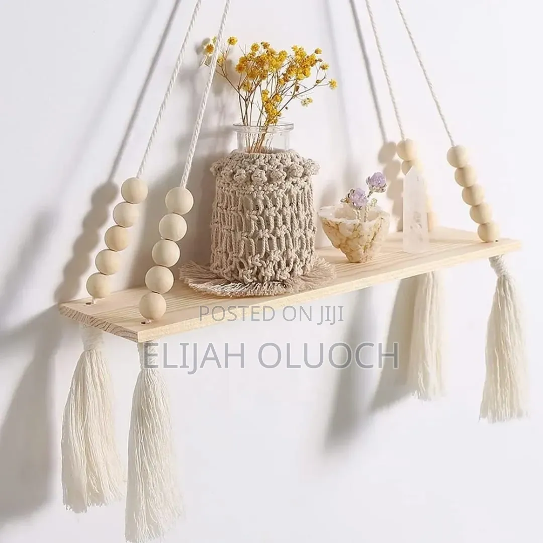 Macrame Wall Hanging Shelf