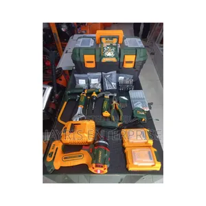119 PCS Tools Set With:1 PCS 20V Lithium-Ion Impact Drill