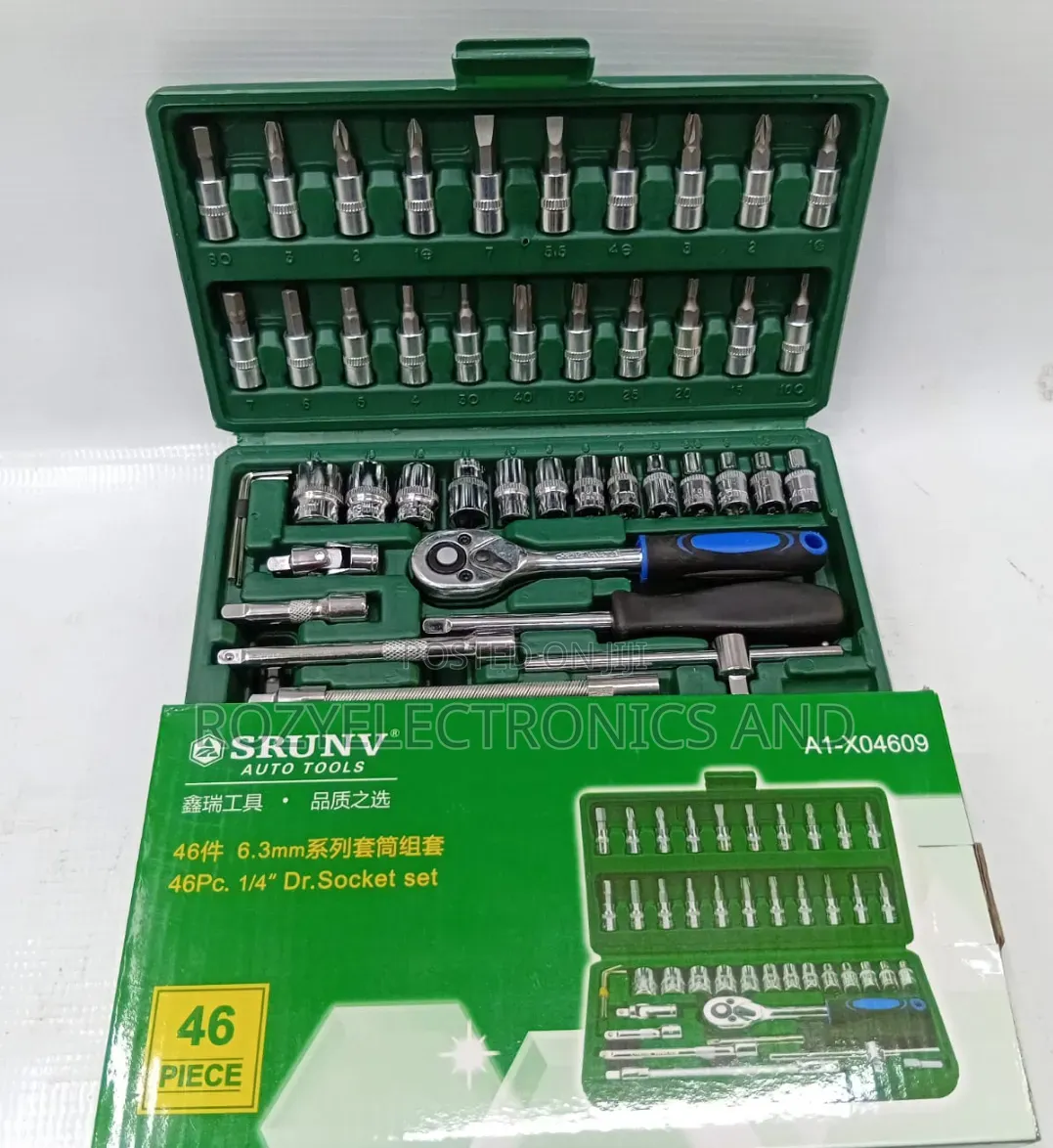 46 Pieces Socket Wrench Spanner