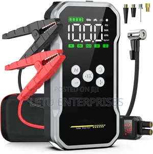 Jumper Starter With Air Compressor