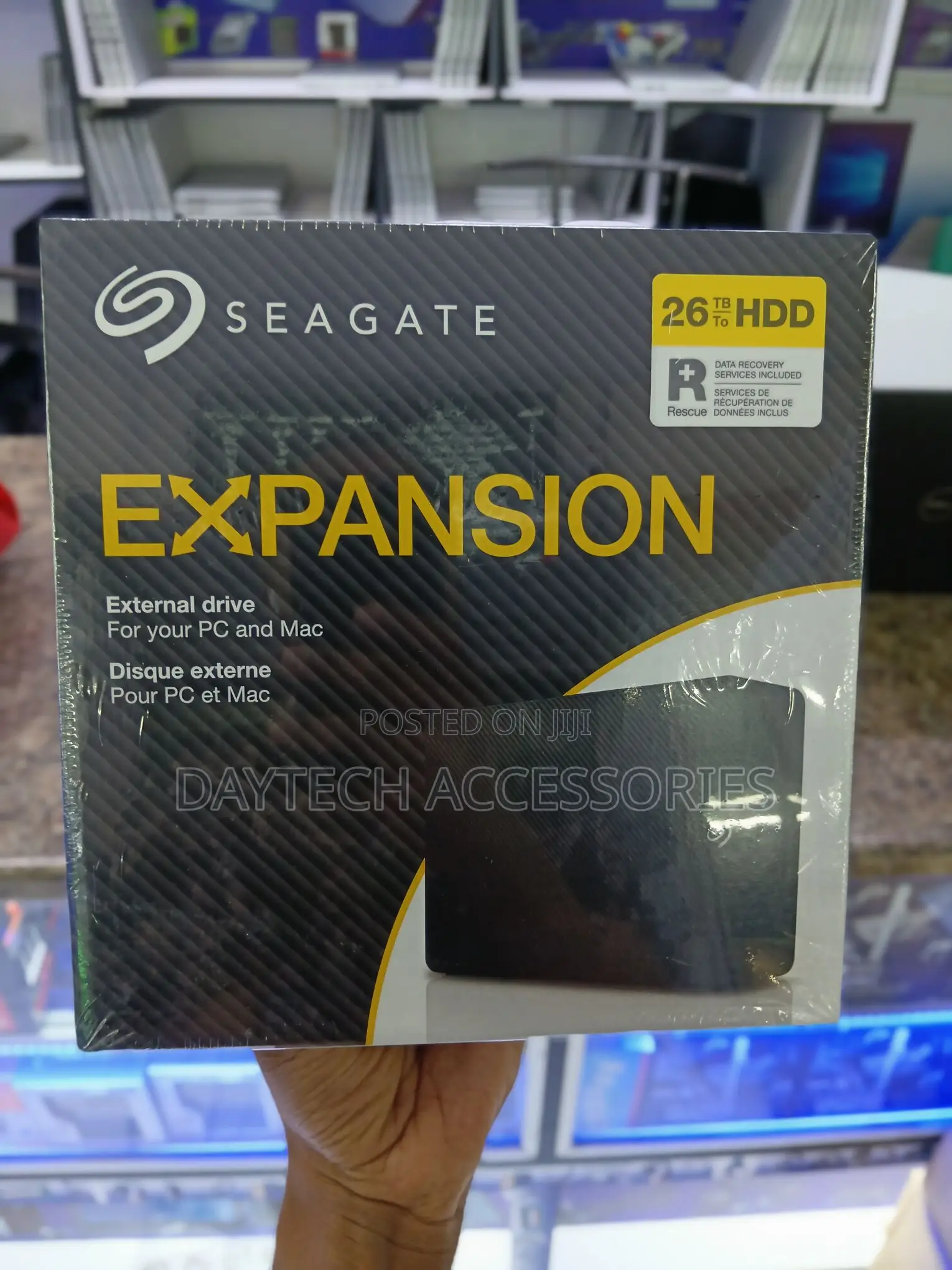 Seagate Expansion Desktop 26TB HDD.