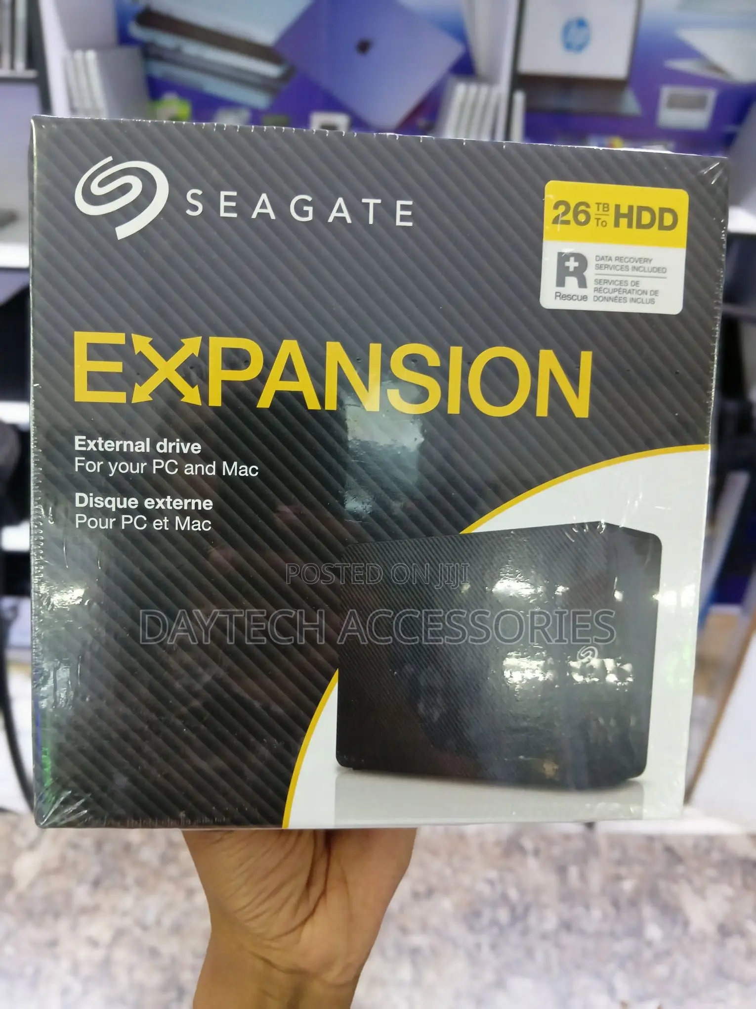 Seagate Expansion Desktop 26TB HDD.