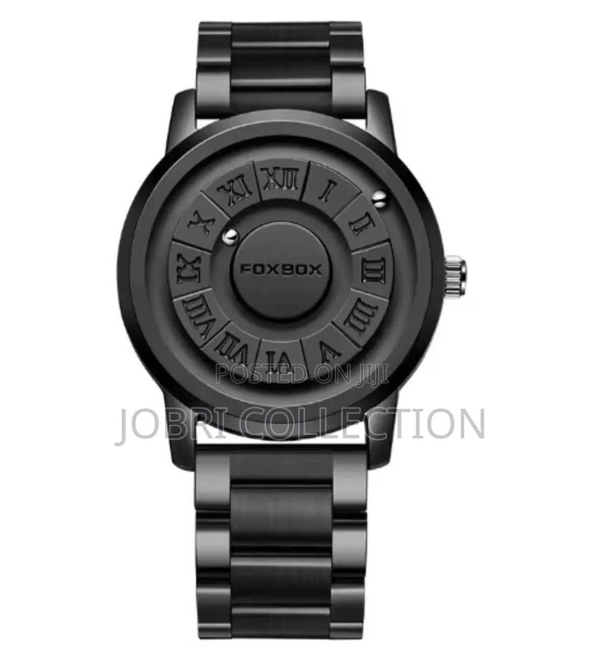 Black Foxbox Magnetic Gents Wrist Watch