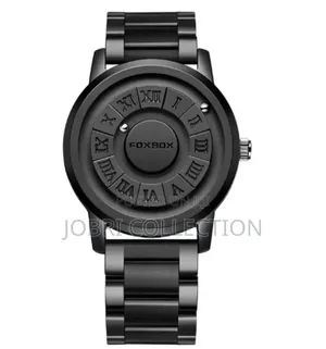 Black Foxbox Magnetic Gents Wrist Watch