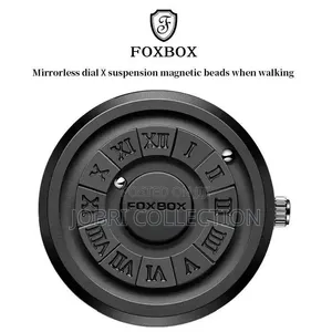 Black Foxbox Magnetic Gents Wrist Watch
