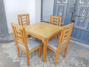 4 Seater Used Wooden Dining Table