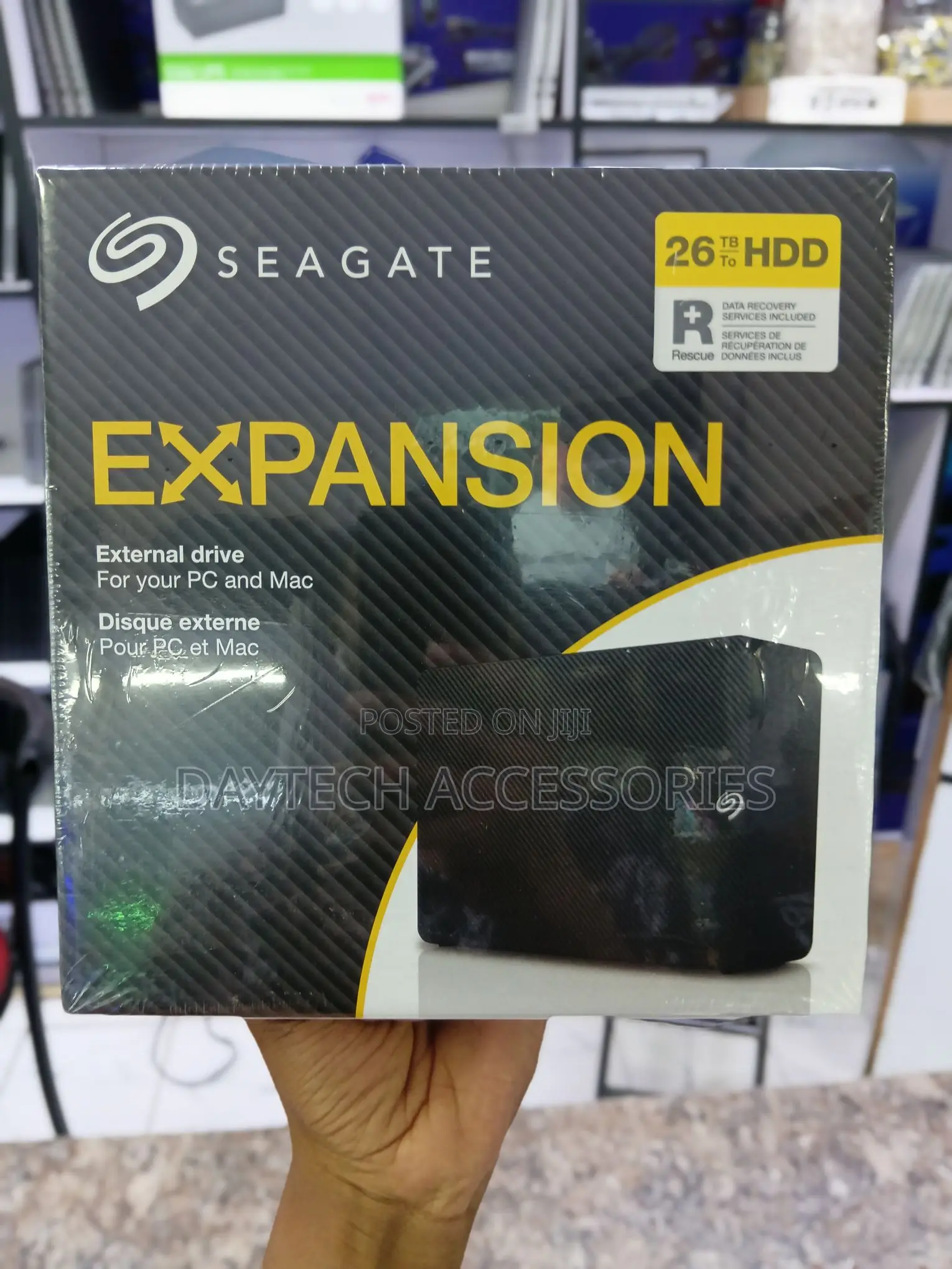 Seagate 26TB Expansion Desktop USB 3.0 External Hard Drive - Black