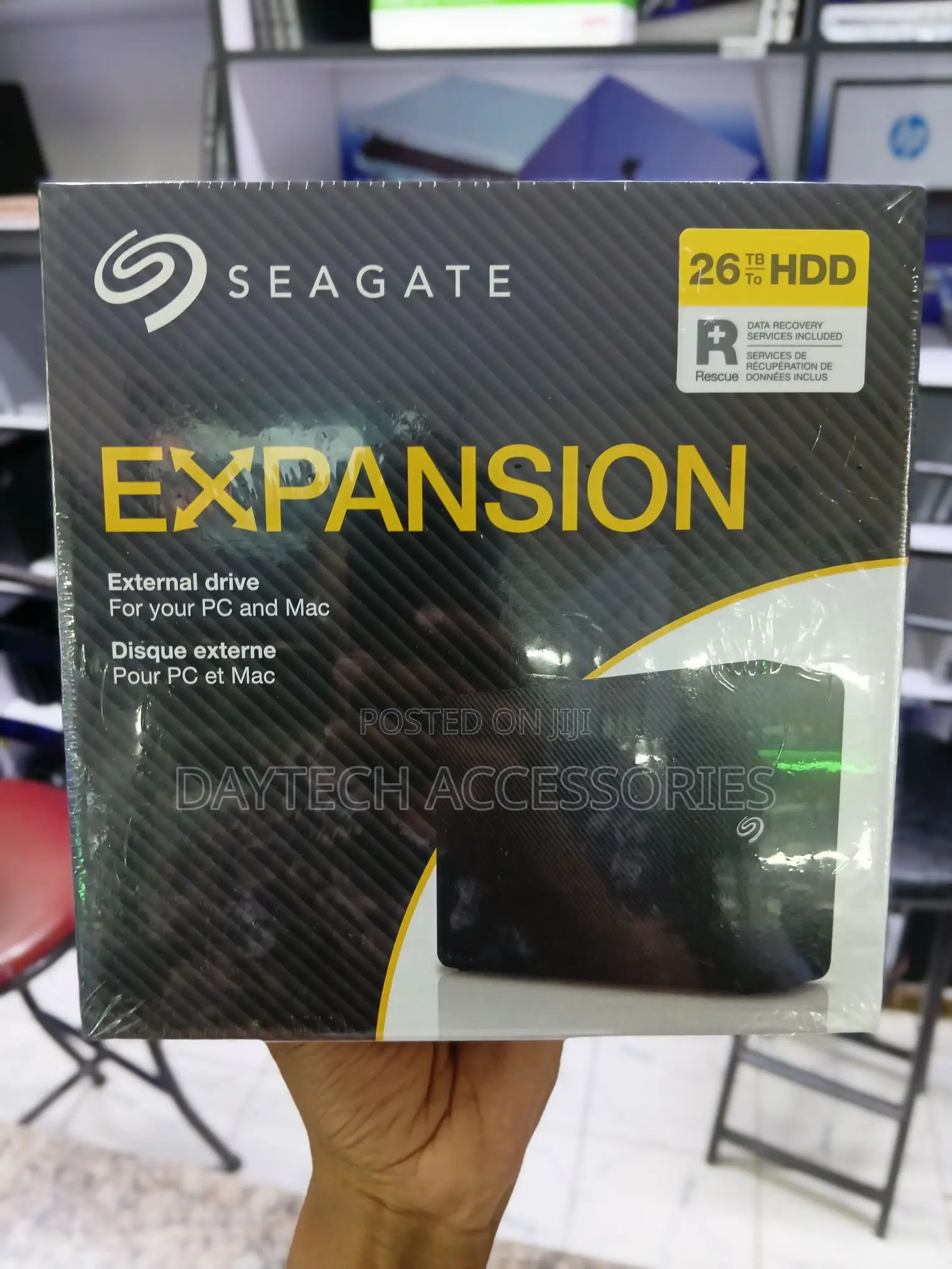 Seagate 26TB Expansion Desktop USB 3.0 External Hard Drive - Black