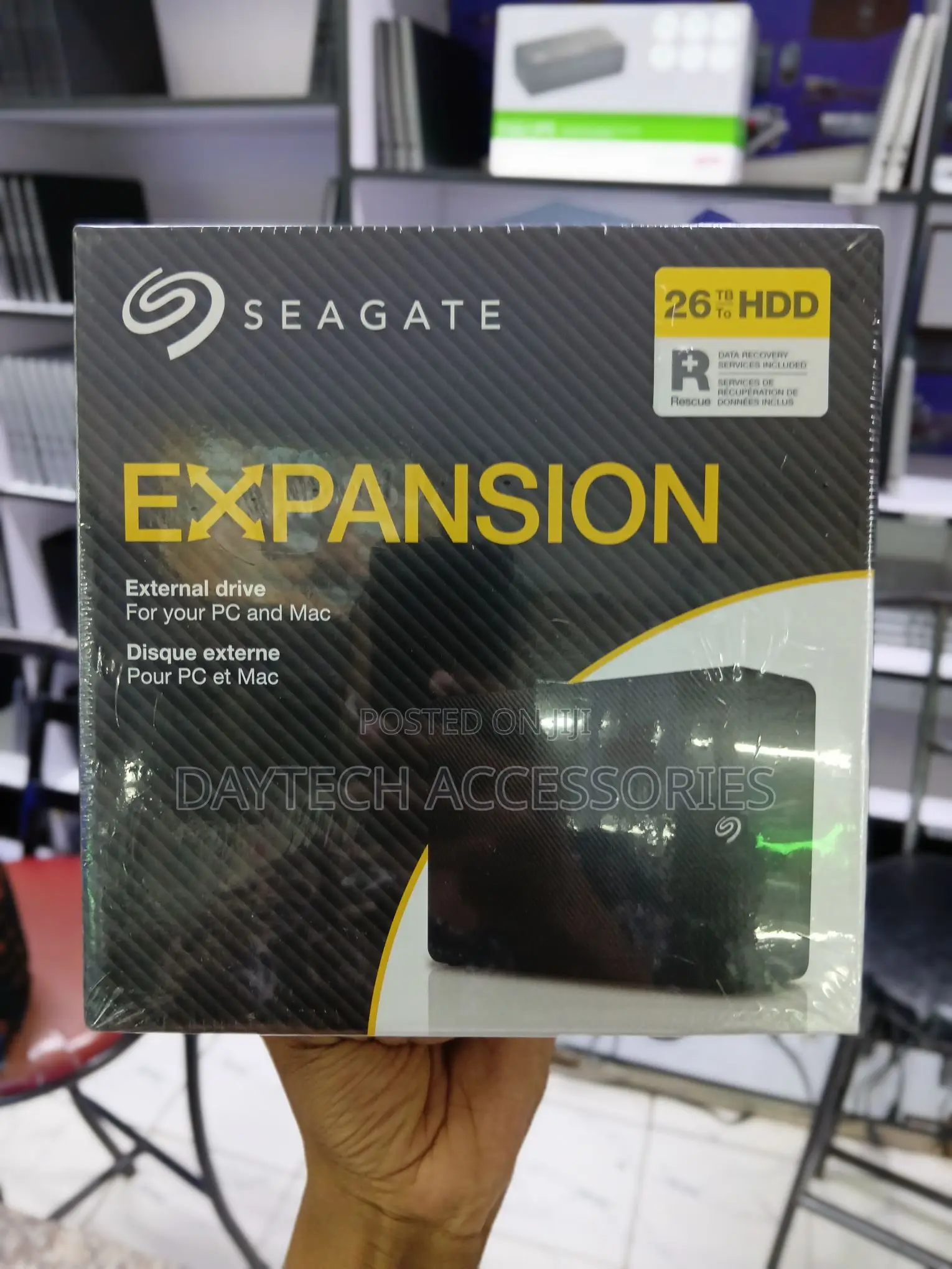 Seagate Expansion Desktop 26TB External HDD Drive.