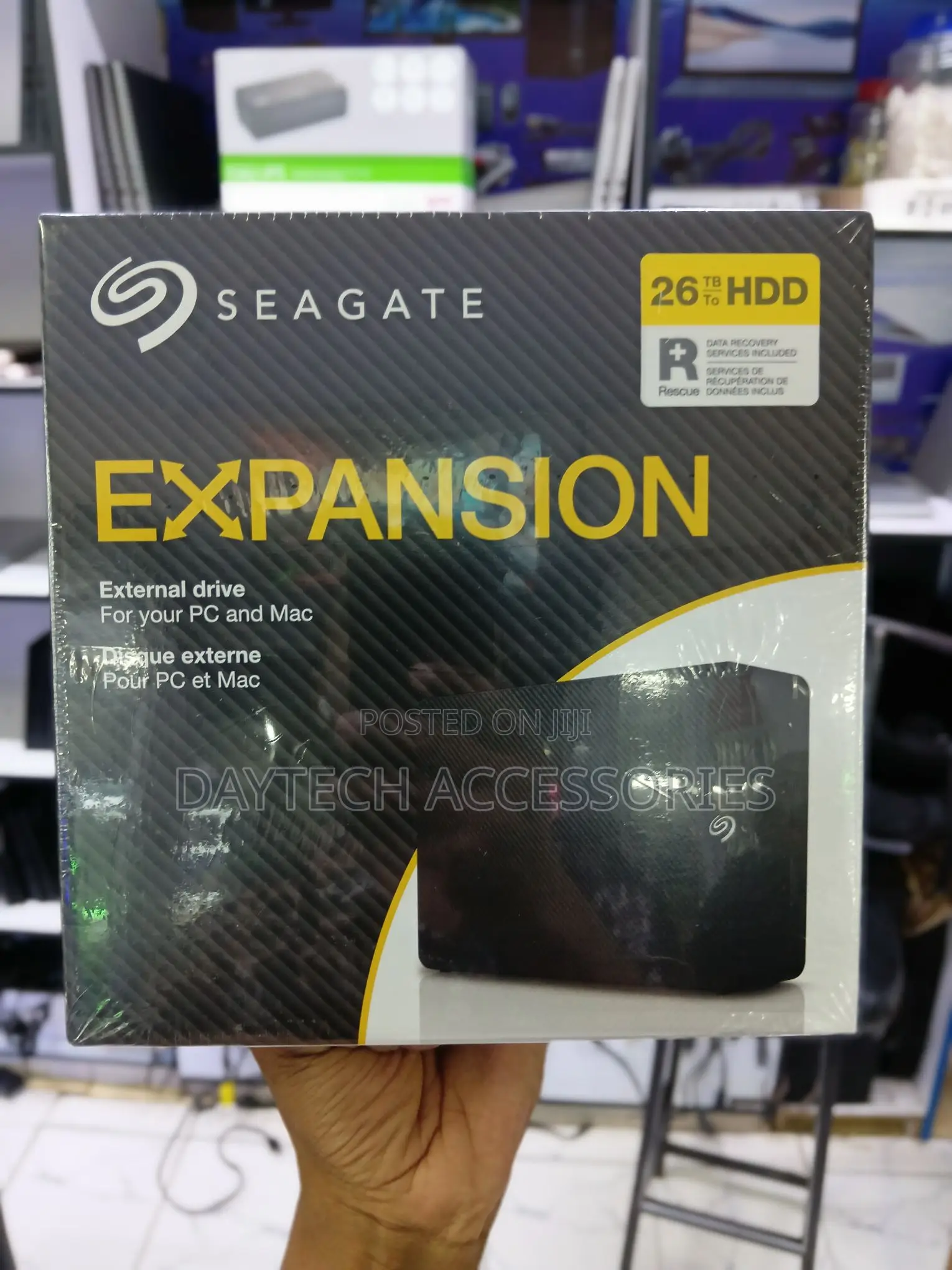 Seagate Expansion Desktop 26TB External HDD Drive.