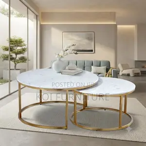 Coffee Table; Marble Coffe Table for Home and Office Meetings
