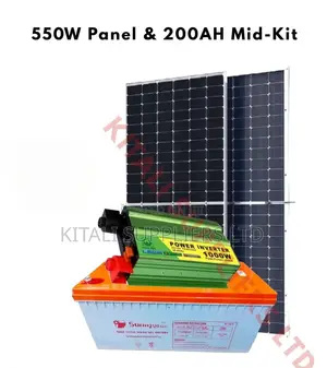 550W Solar Panel With 200ah Sunnypex Gel Battery