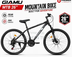GIAMU 26-Inch Mountain Bike – Multi-Speed Gears, Dual Disc Brakes